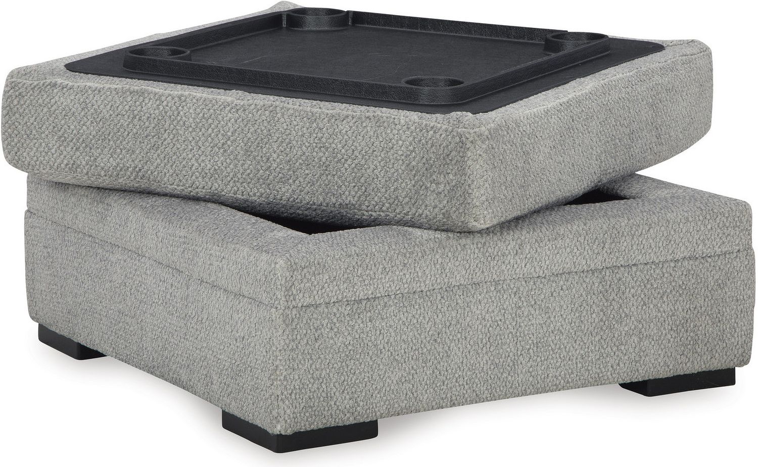 Casselbury Ottoman With Storage In Cement 5290611