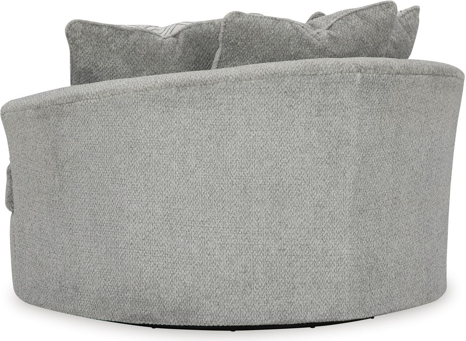 Casselbury Oversized Swivel Accent Chair In Cement 5290621