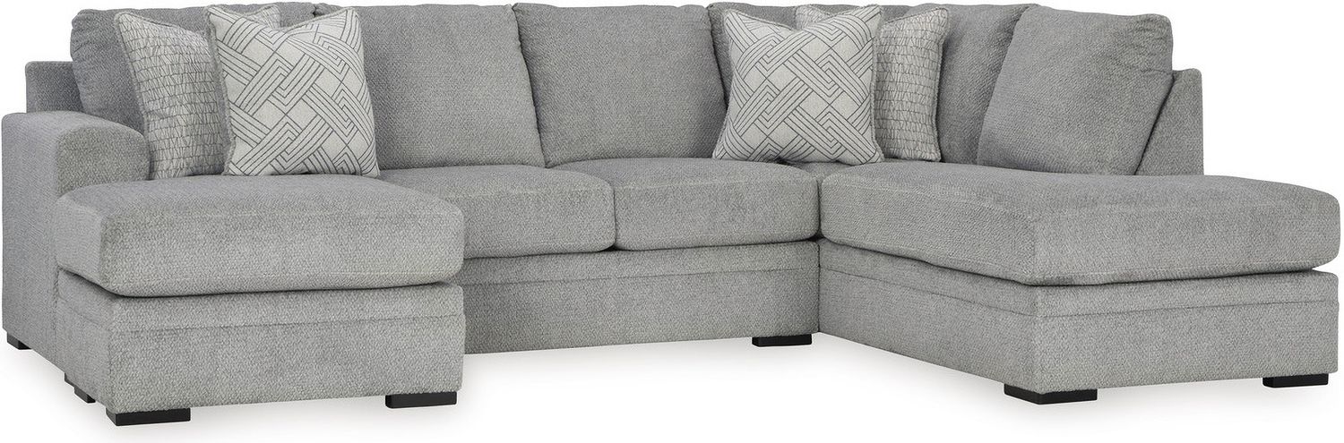 Casselbury 2-Piece RAF Sectional With Chaise In Cement 52906S1