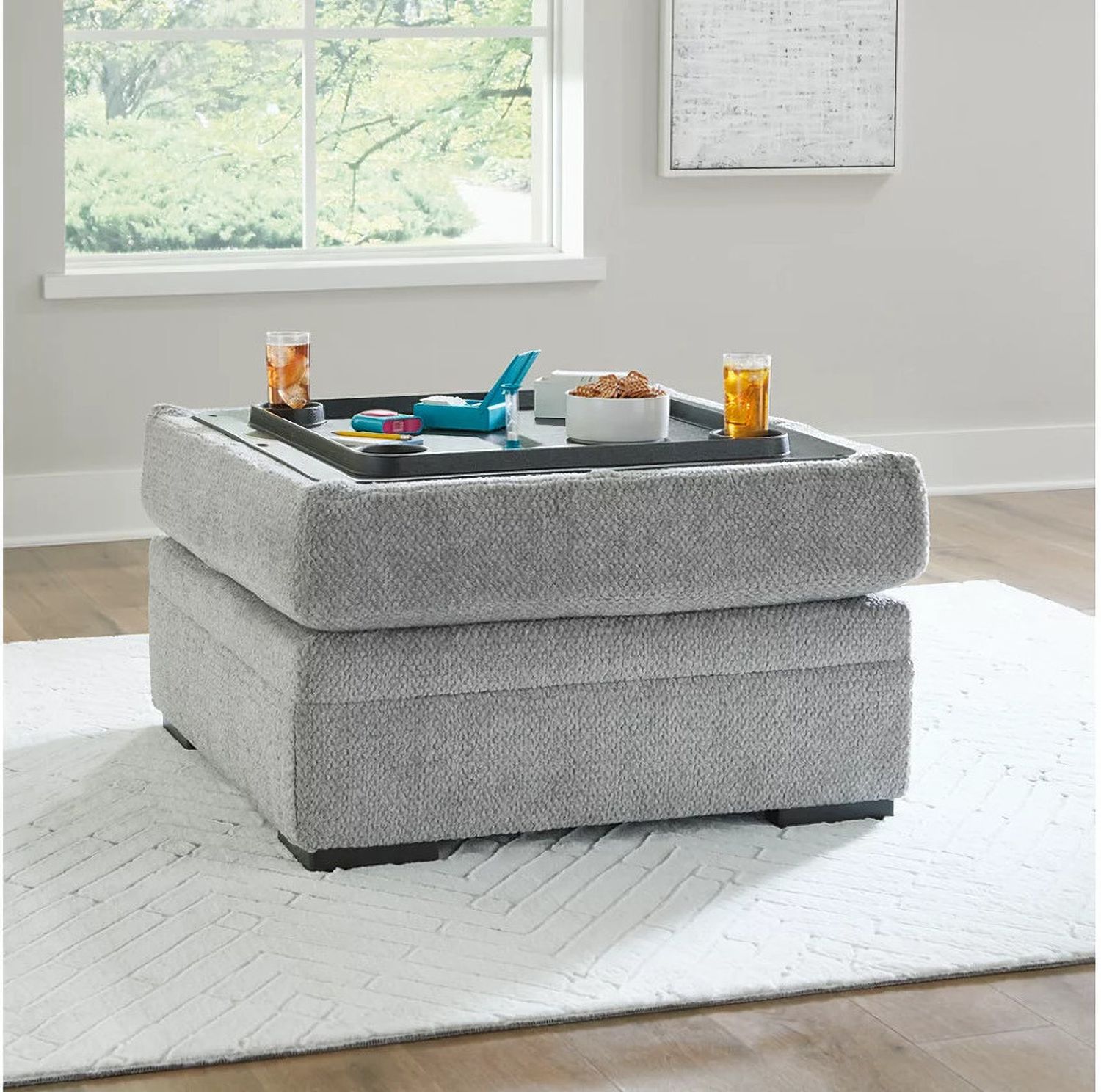 Casselbury 2-Piece RAF Sectional With Chaise In Cement 52906S1