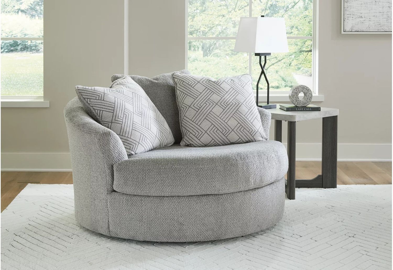 Casselbury 2-Piece RAF Sectional With Chaise In Cement 52906S1