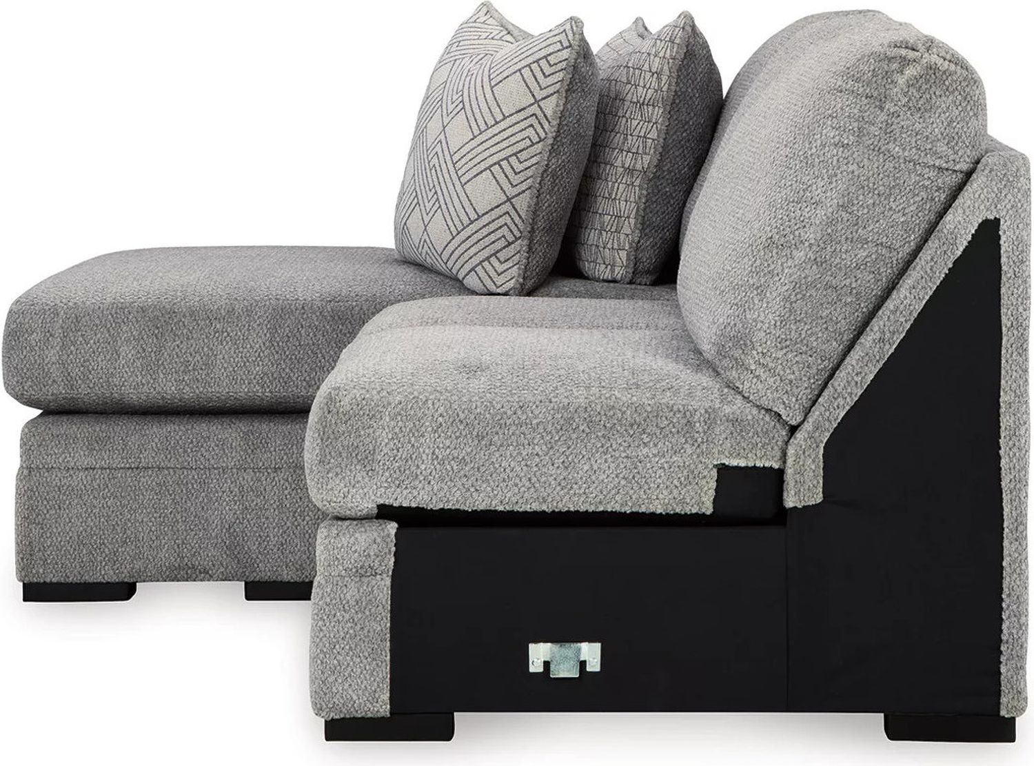 Casselbury 2-Piece LAF Sectional With Chaise In Cement 52906S2