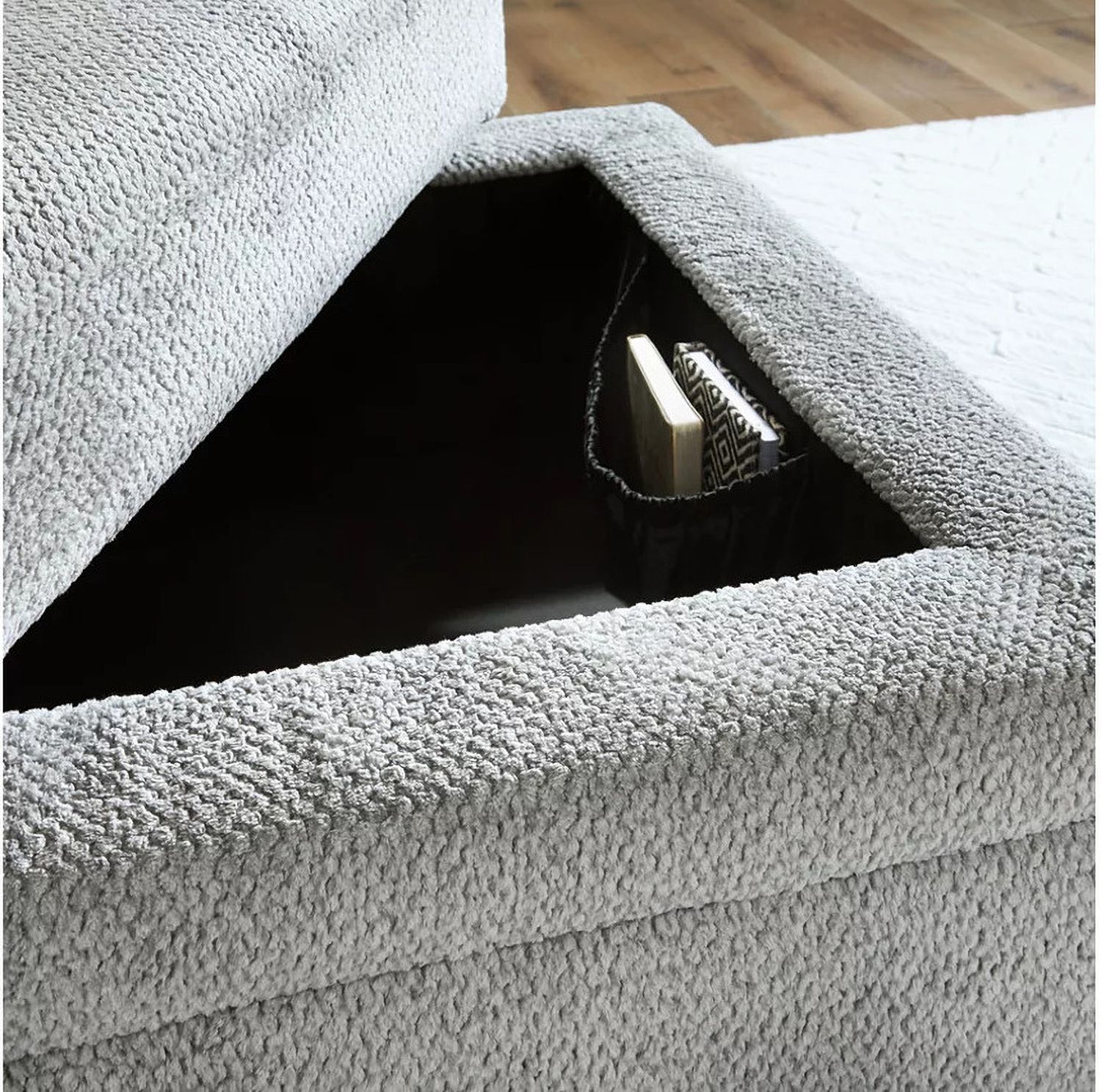 Casselbury 2-Piece LAF Sectional With Chaise In Cement 52906S2