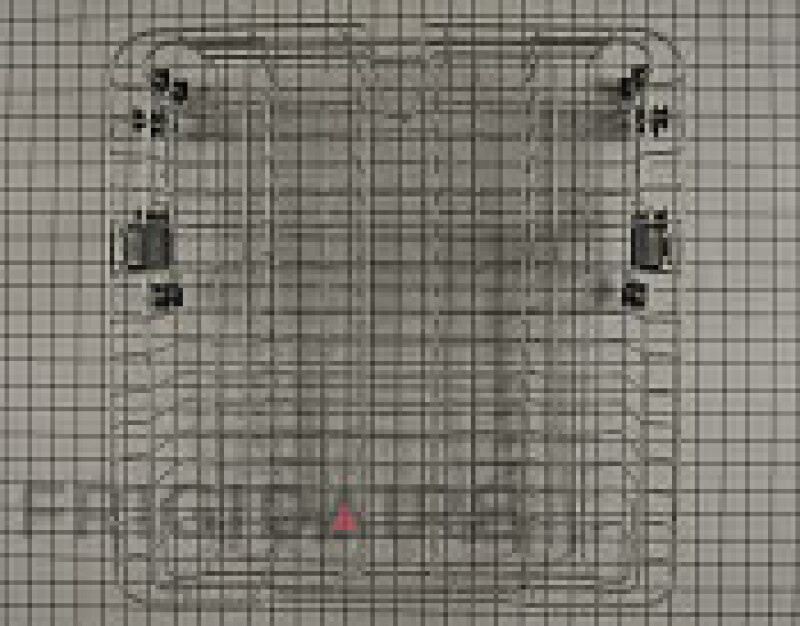 Dishwasher Upper Dishrack Assembly 5304475618