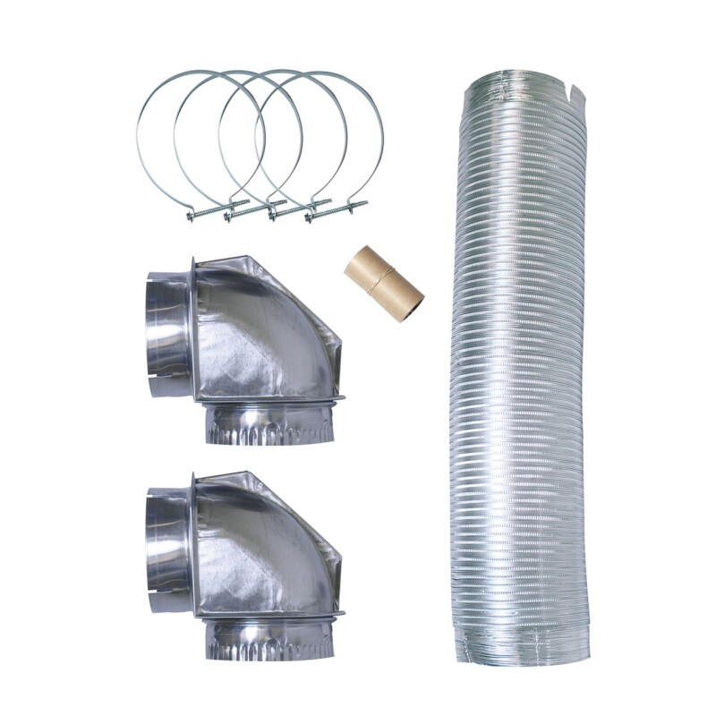 8' Semi-Rigid Dryer Vent Kit, with 2 Elbows 5304492448