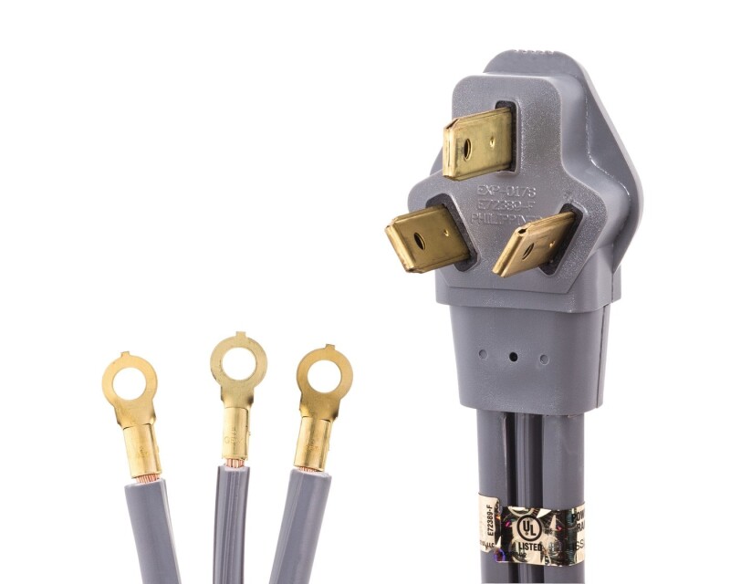 4' 50-Amp. 3-Prong Range Cord 5304493423