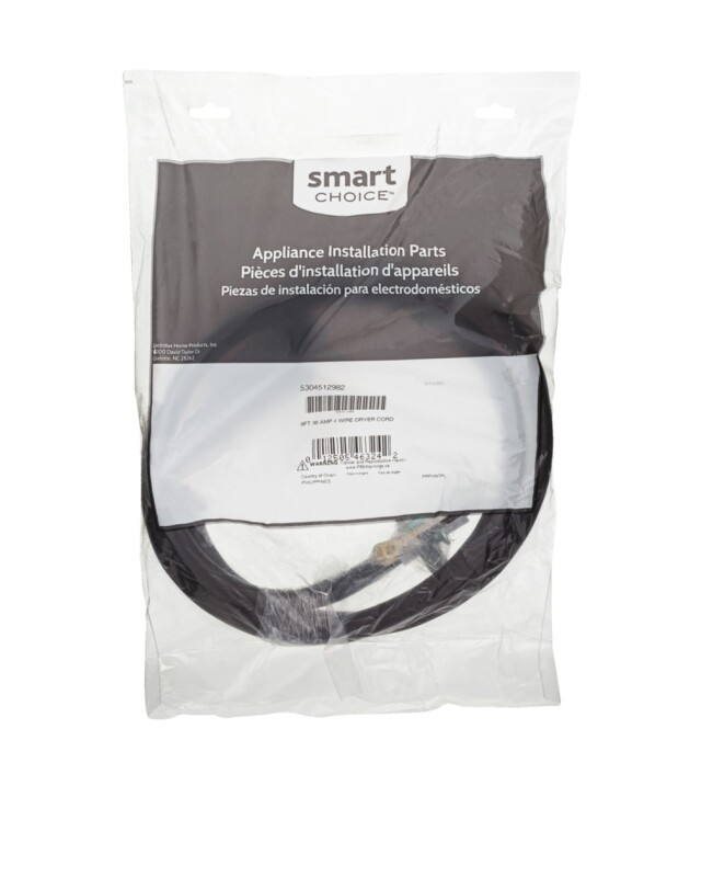 6 Ft 30 Amp 4 Wire Dryer Cord 5304512982