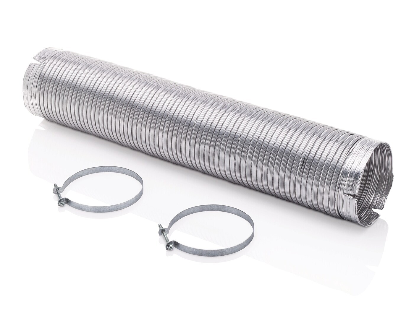 8' Long 4" Diameter Semi Rigid Dryer Vent Installation Kit with Elbow 5305512431