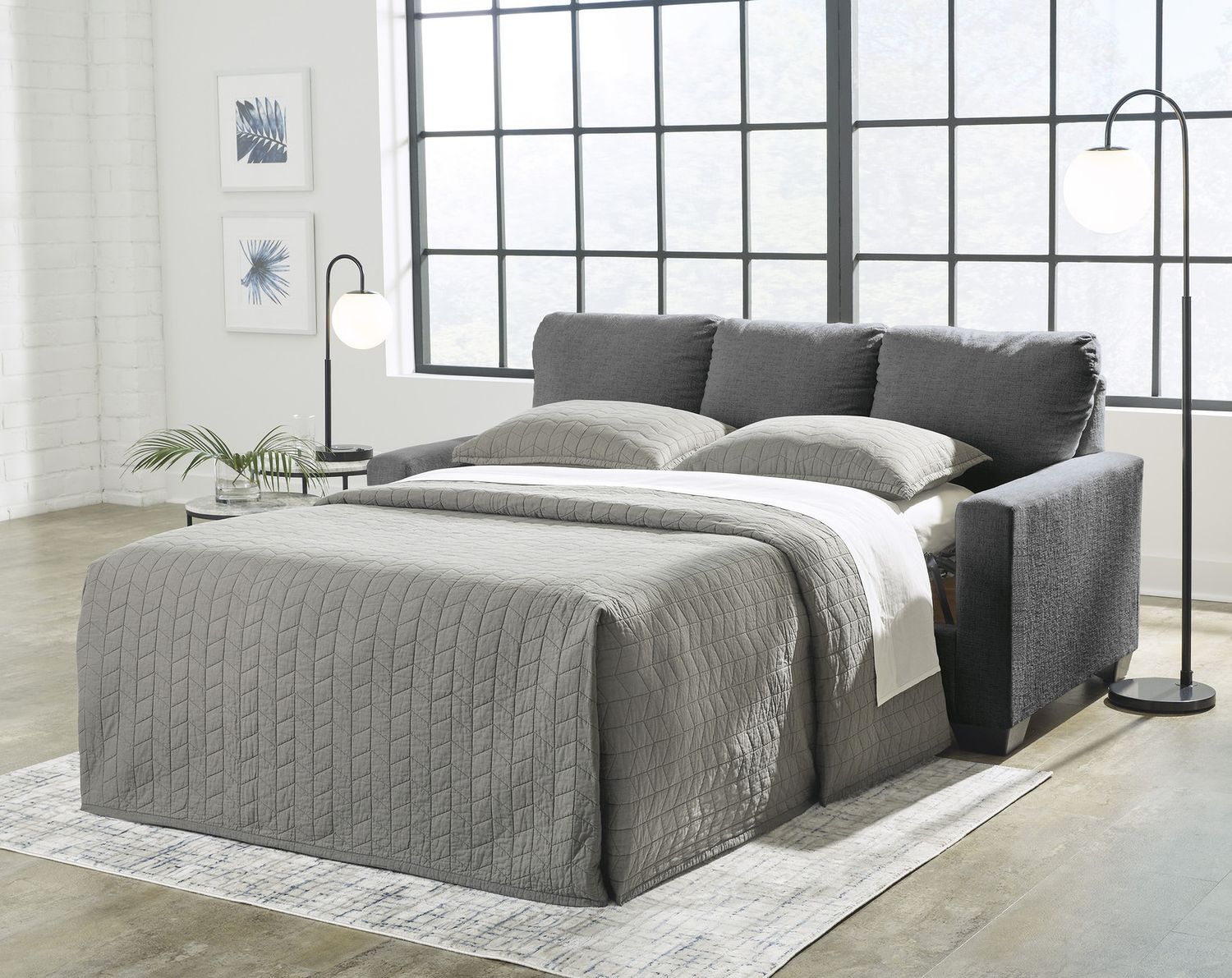 Rannis Full Sofa Sleeper In Pewter 5360236