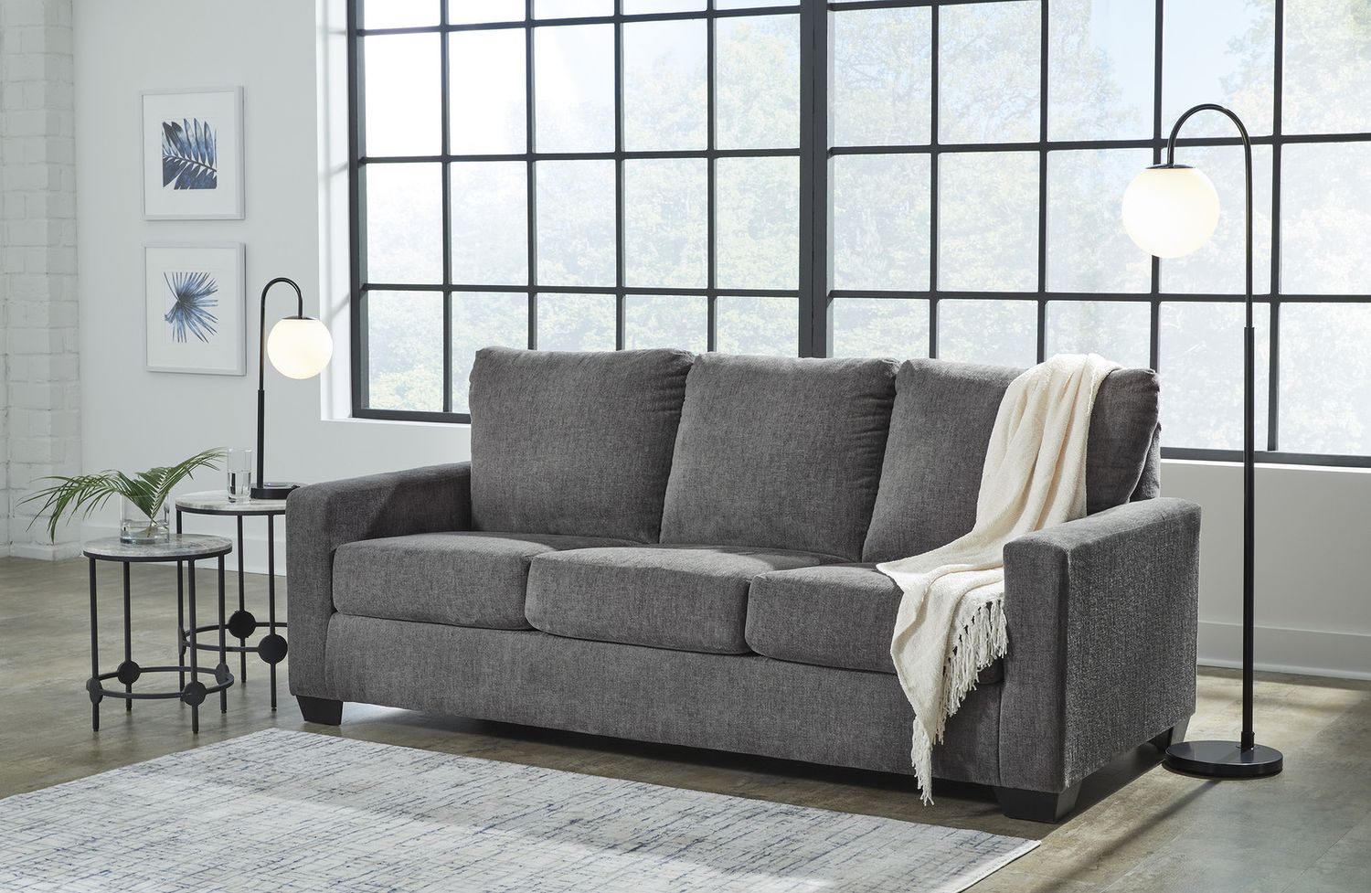 Rannis Queen Sofa Sleeper In Pewter 5360239
