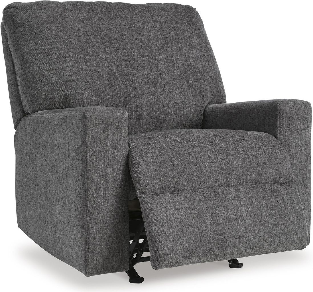 Rannis Twin Sofa Sleeper and Recliner In Pewter 53602U2