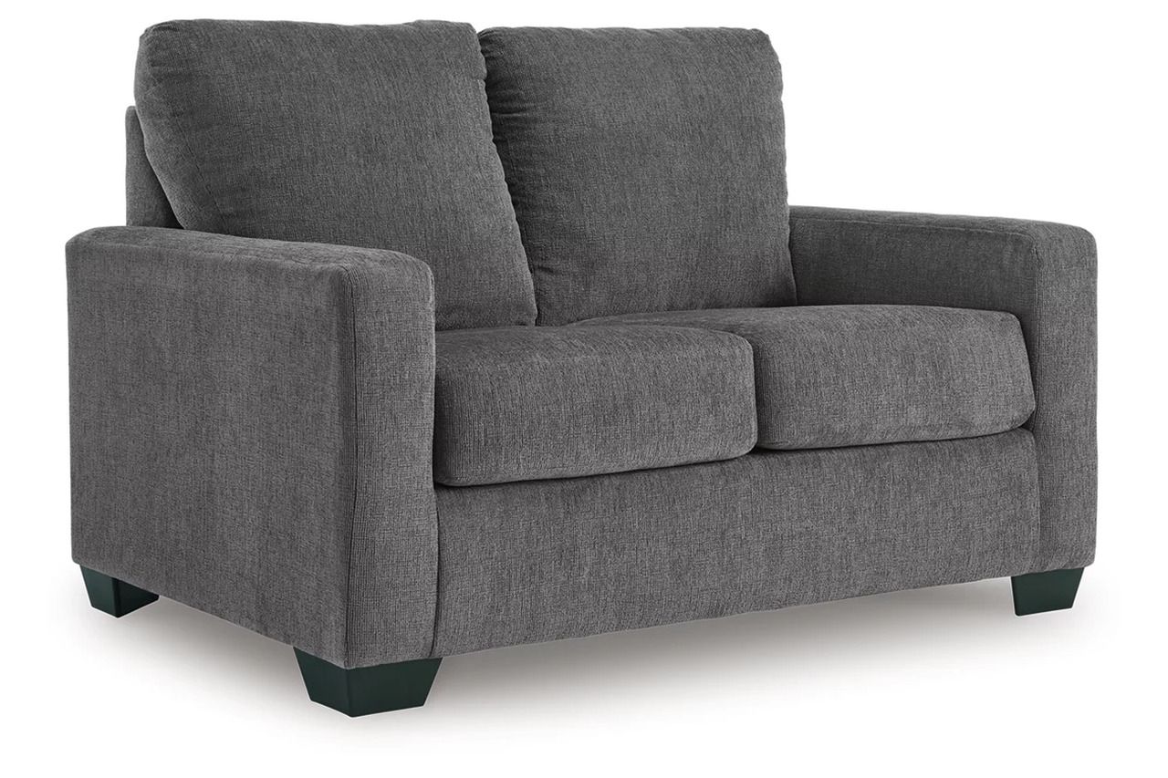 Rannis Twin Sofa Sleeper and Recliner In Pewter 53602U2
