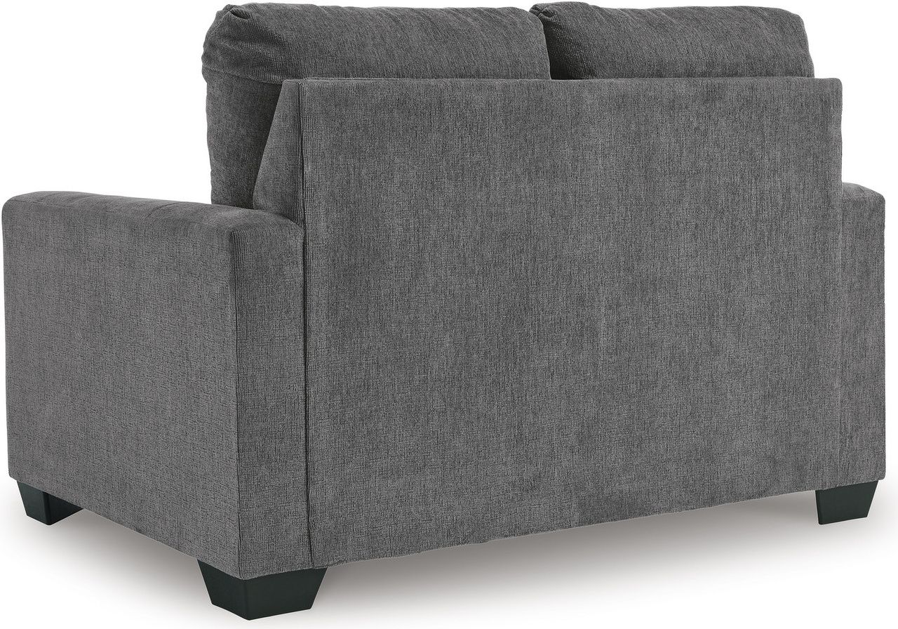 Rannis Twin Sofa Sleeper and Recliner In Pewter 53602U2