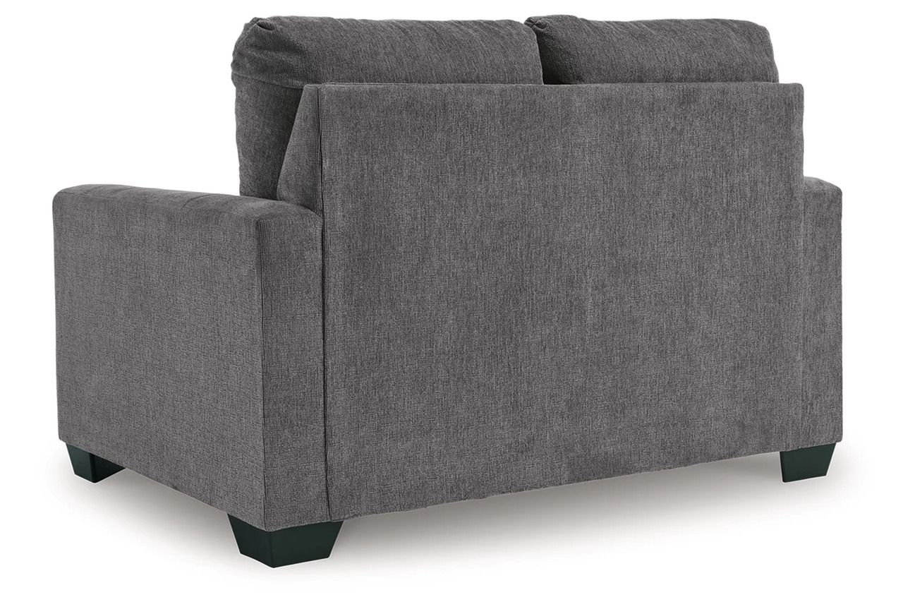 Rannis Twin Sofa Sleeper and Recliner In Pewter 53602U2