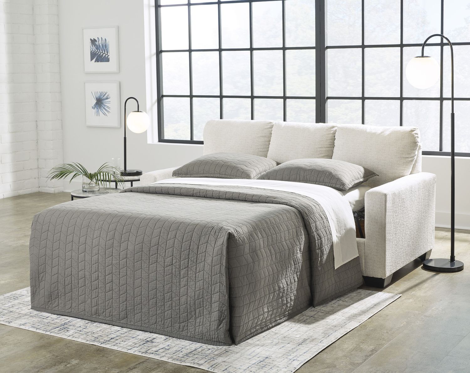 Rannis Full Sofa Sleeper In Snow 5360336