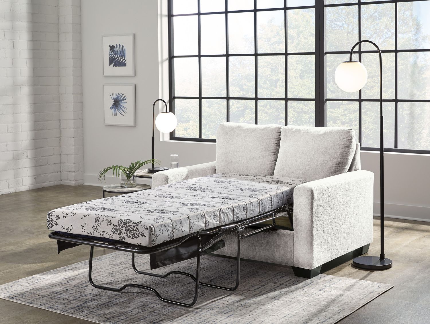Rannis Twin Sofa Sleeper In Snow 5360337