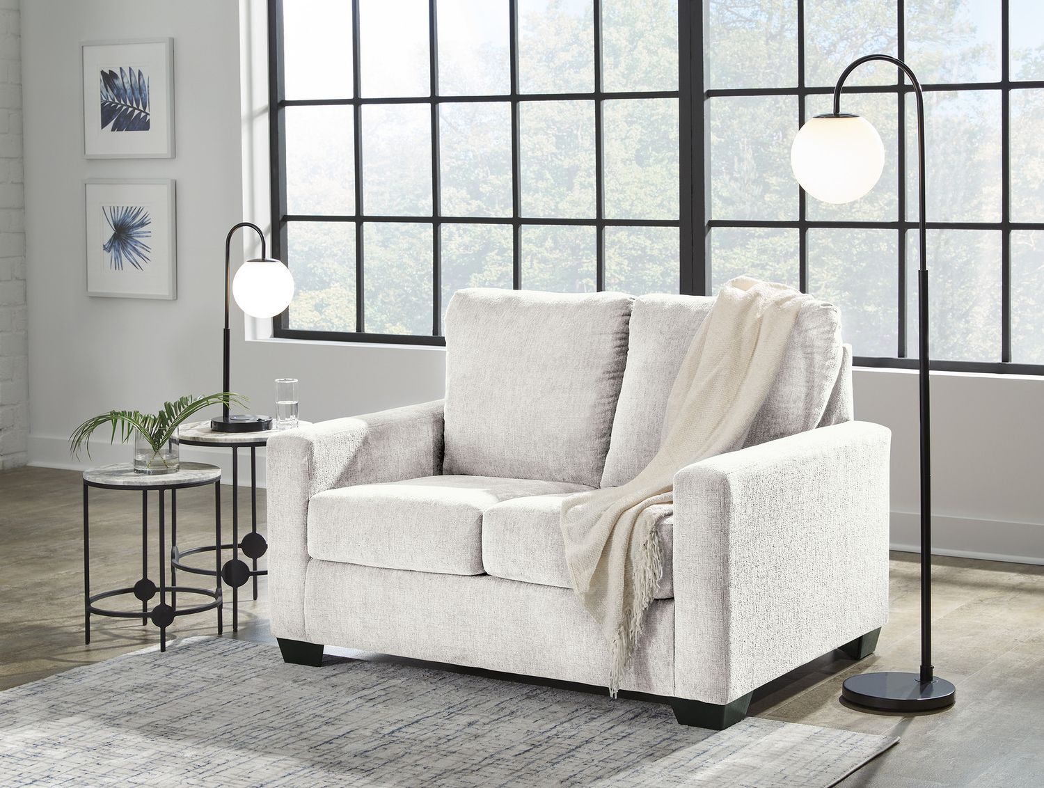 Rannis Twin Sofa Sleeper In Snow 5360337