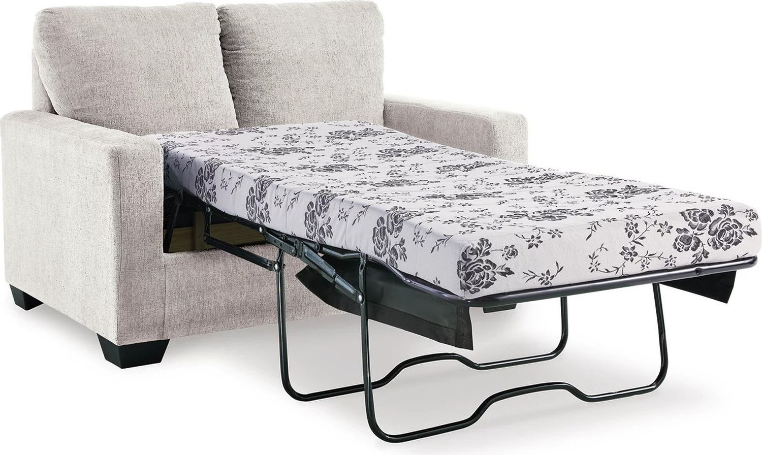Rannis Twin Sofa Sleeper and Recliner In Snow 53603U1