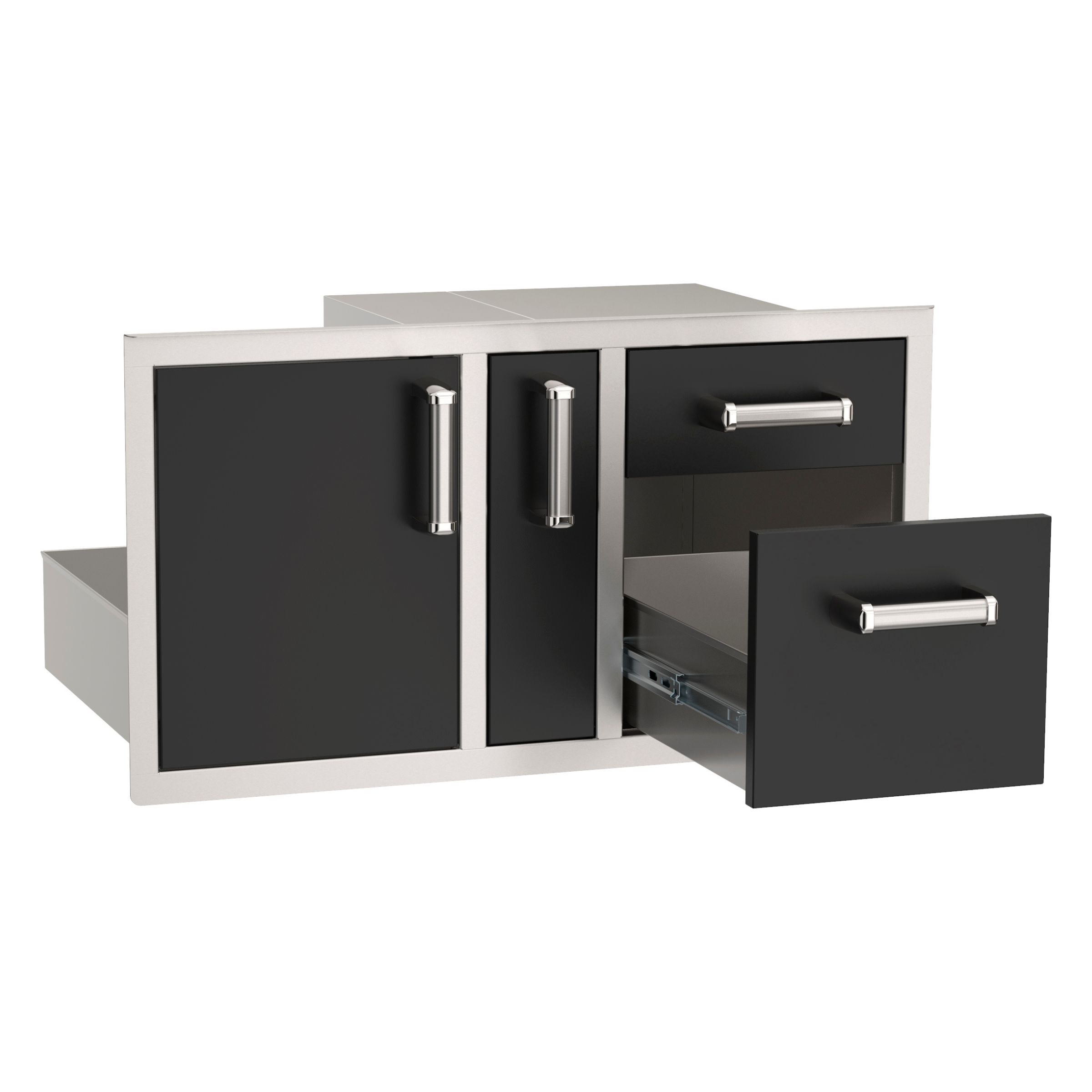 Echelon Black Door/drawer Combo w/ Platter Storage 53816BSC