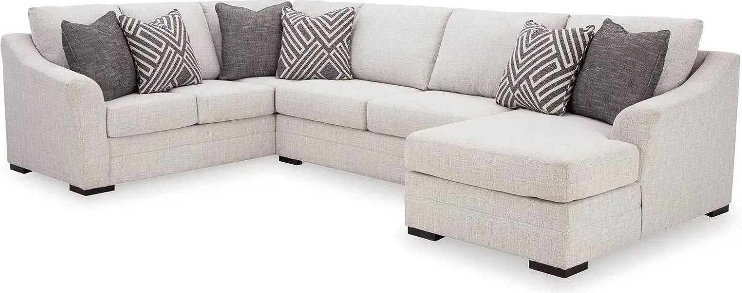 Koralynn 3-Piece RAF Sectional with Chaise In Stone 54102S2