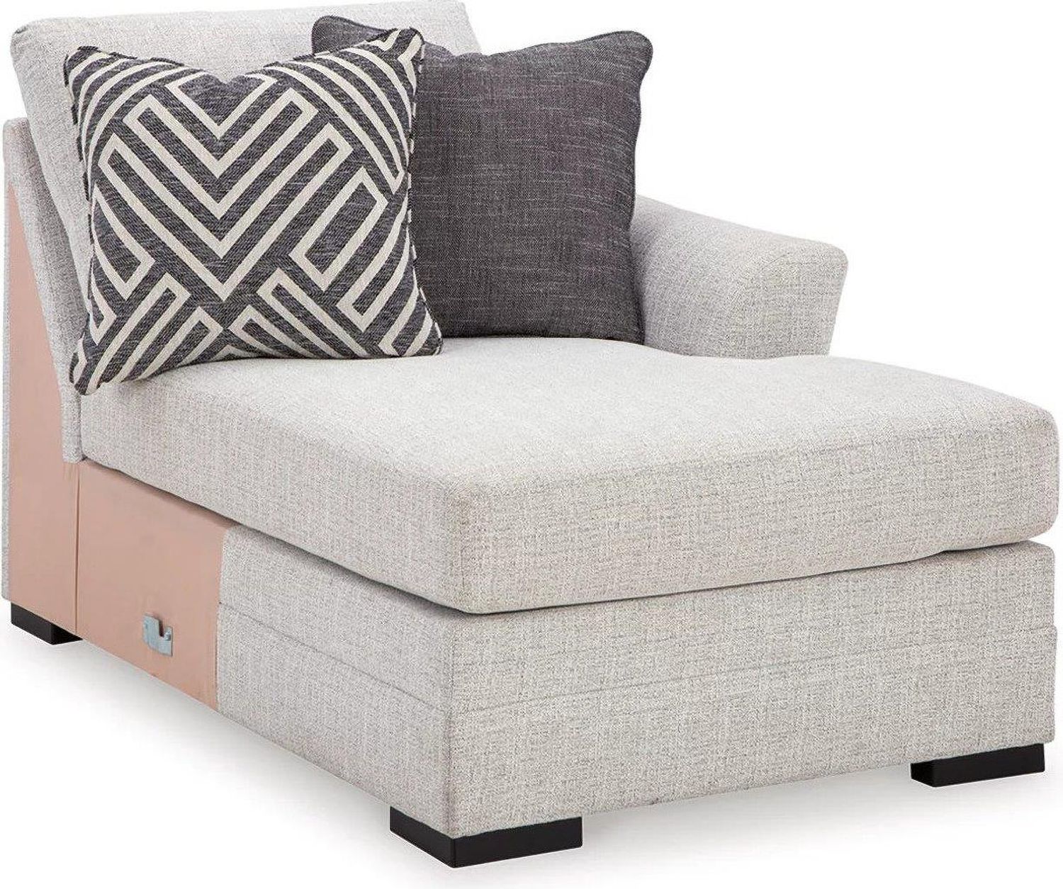 Koralynn 3-Piece RAF Sectional with Chaise In Stone 54102S2