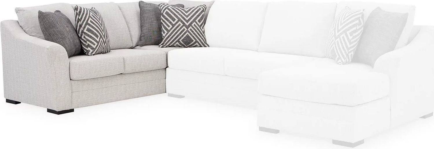 Koralynn 3-Piece RAF Sectional with Chaise In Stone 54102S2