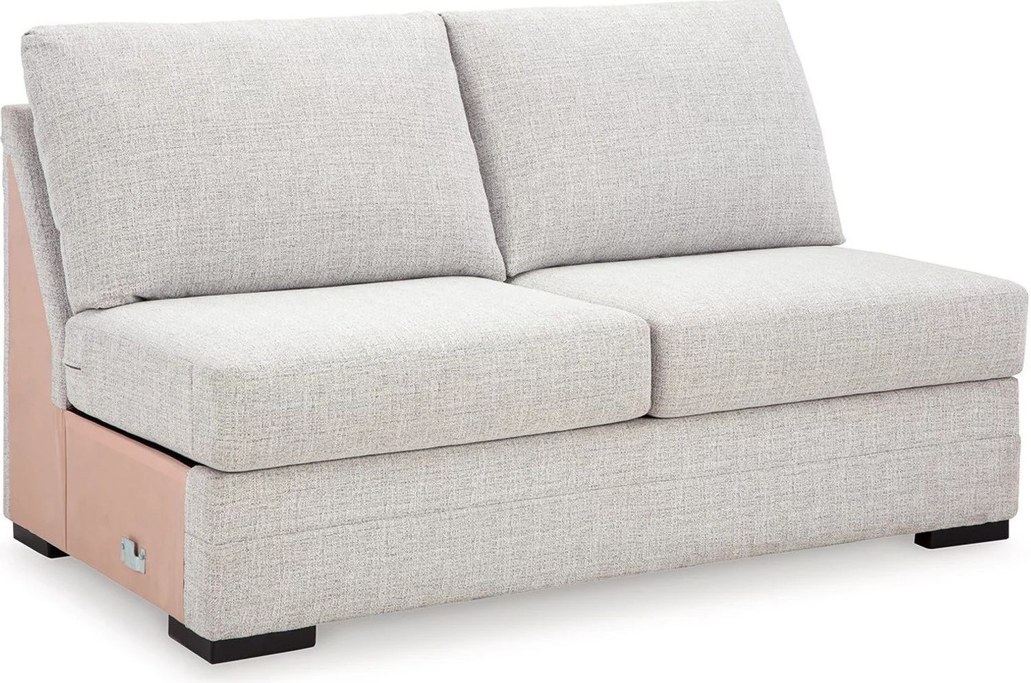 Koralynn 3-Piece Sectional and Oversized Accent Ottoman In Stone 54102U1