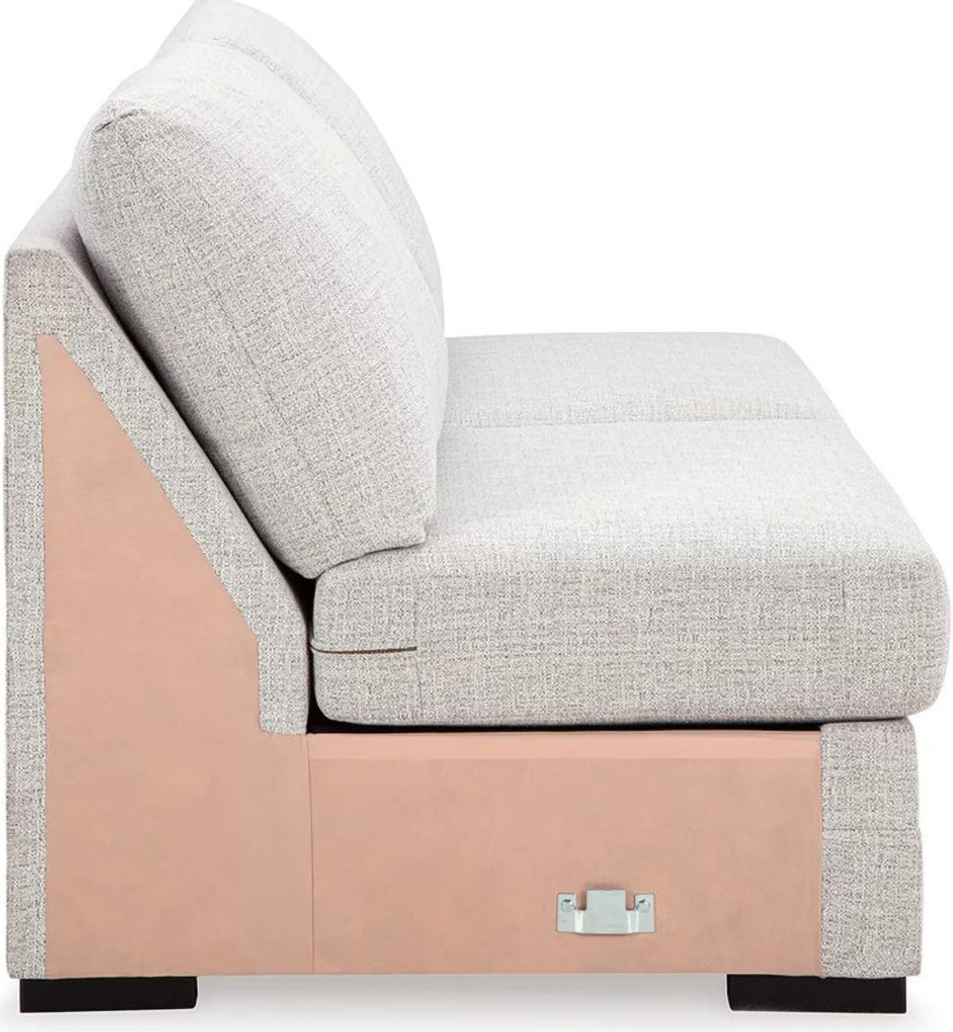 Koralynn 3-Piece Sectional and Oversized Accent Ottoman In Stone 54102U1