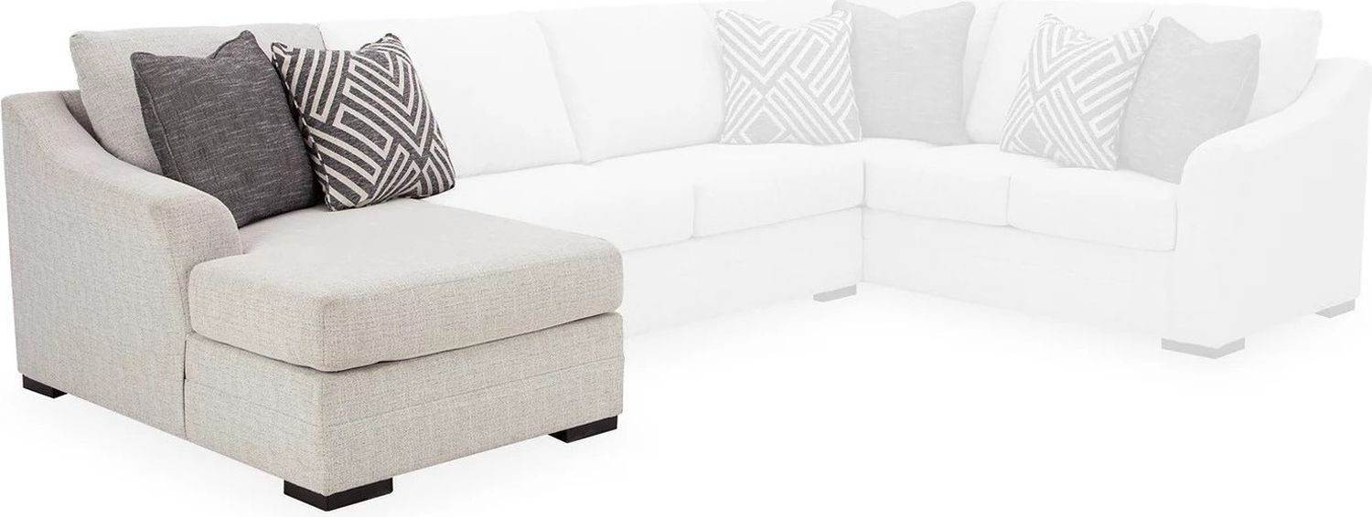 Koralynn 3-Piece Sectional and Oversized Accent Ottoman In Stone 54102U1