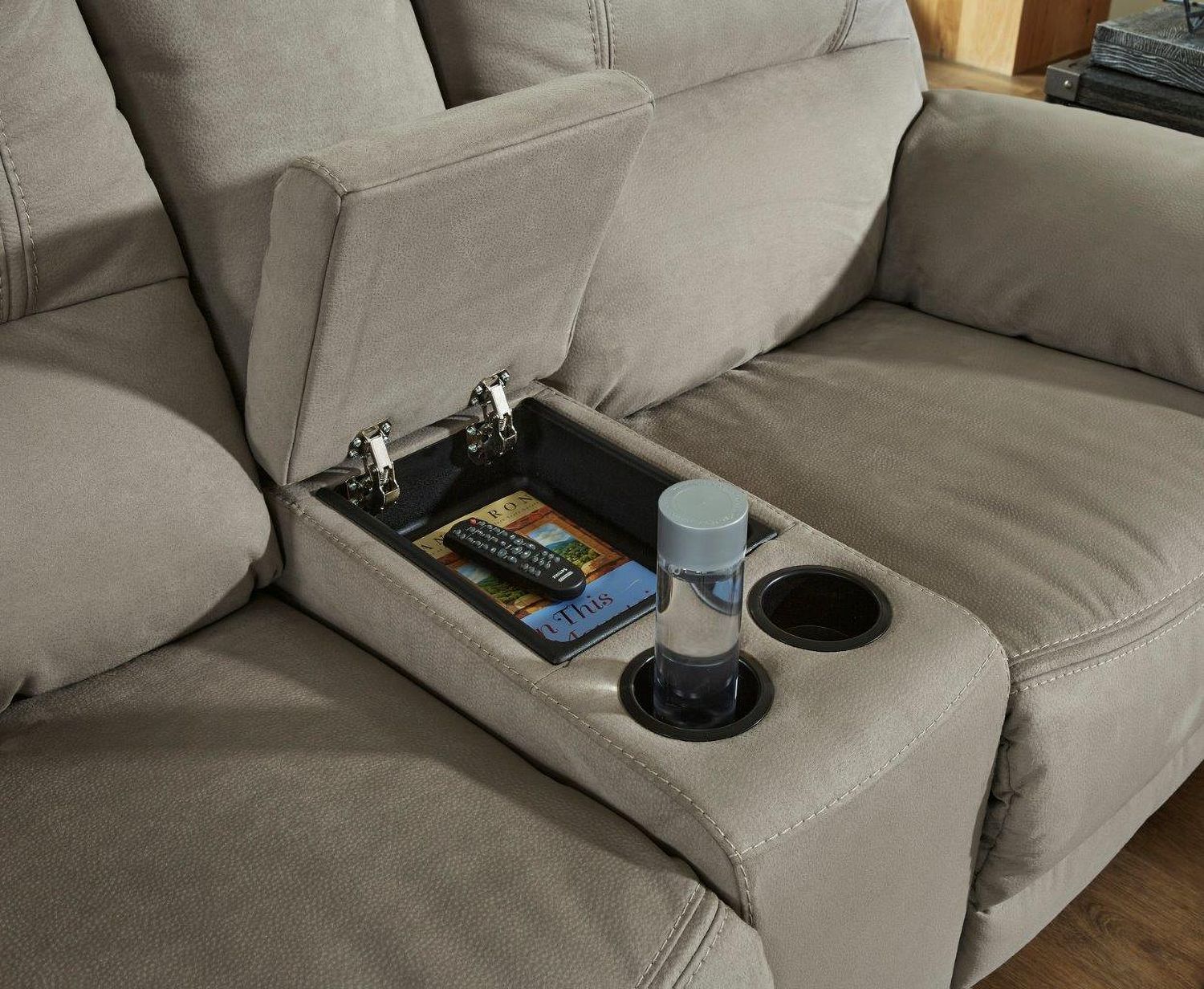 Next-Gen Gaucho Reclining Console Loveseat In Putty 5420394