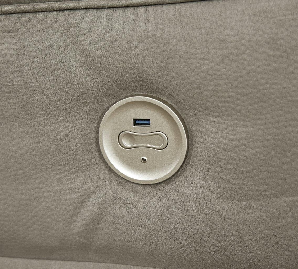 Next-Gen Gaucho Power Reclining Console Loveseat In Putty 5420396