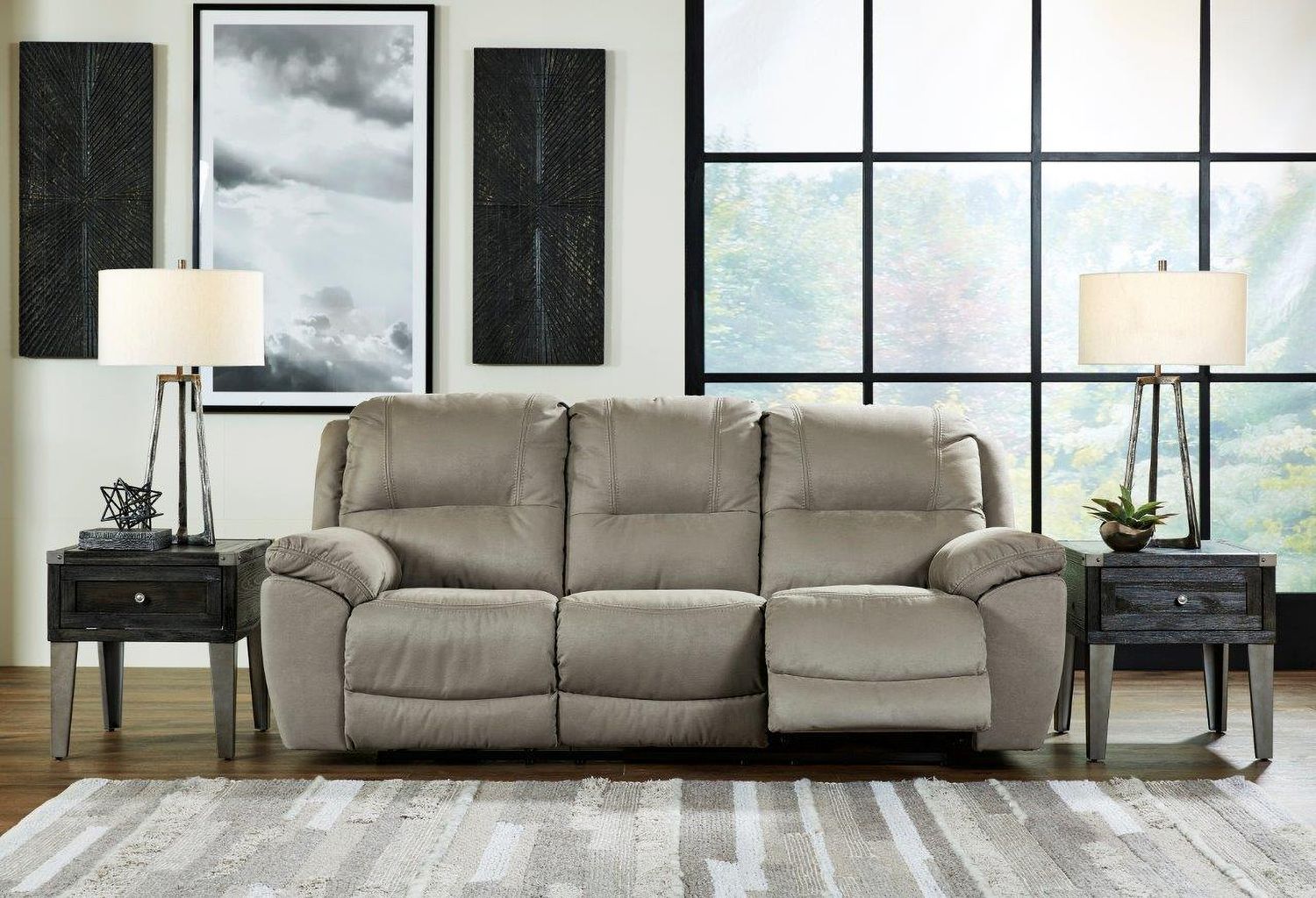 Next-Gen Gaucho Power Reclining Living Room Set In Putty 54203U2