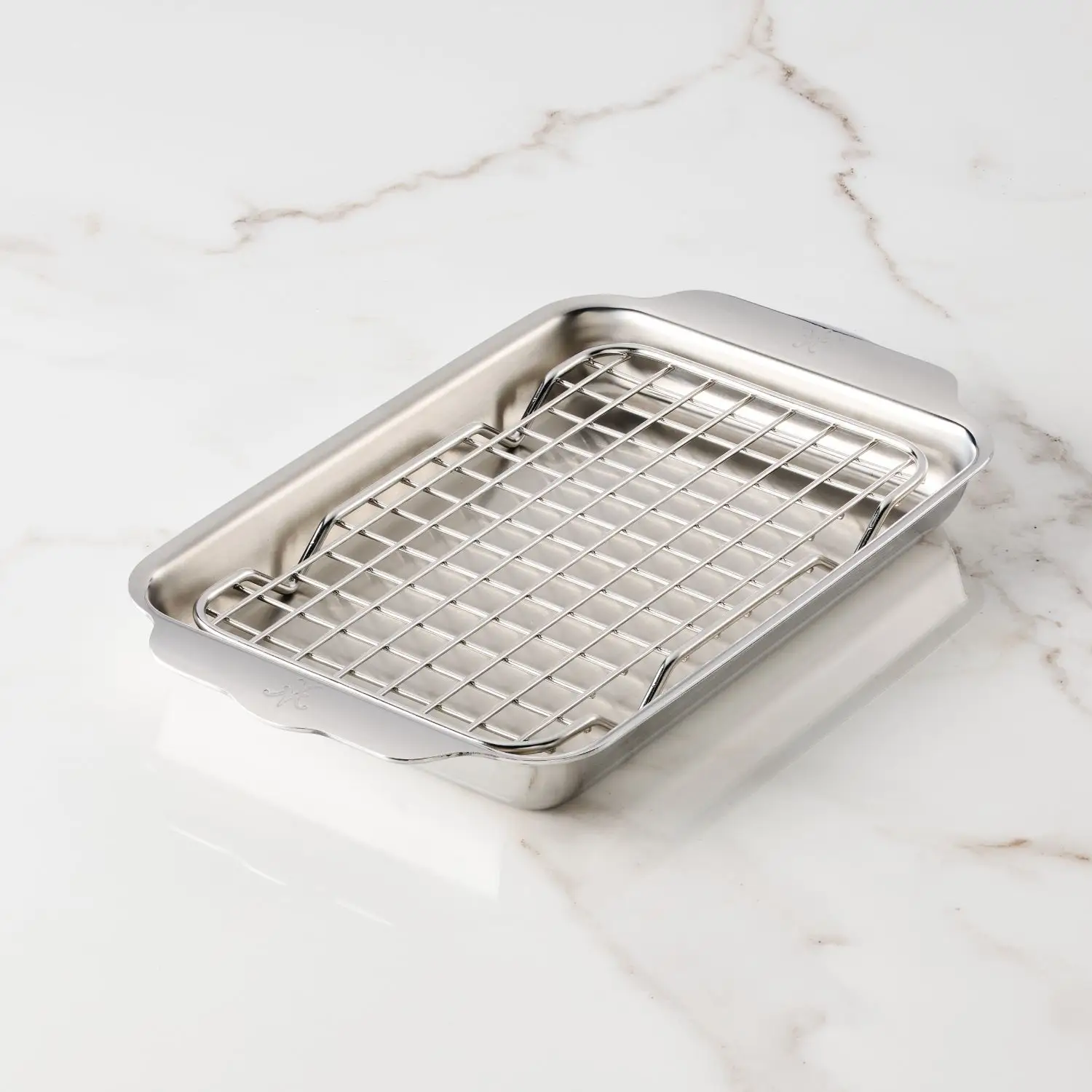 OvenBond Tri-ply Mini Eighth Sheet Pan with Rack 54317