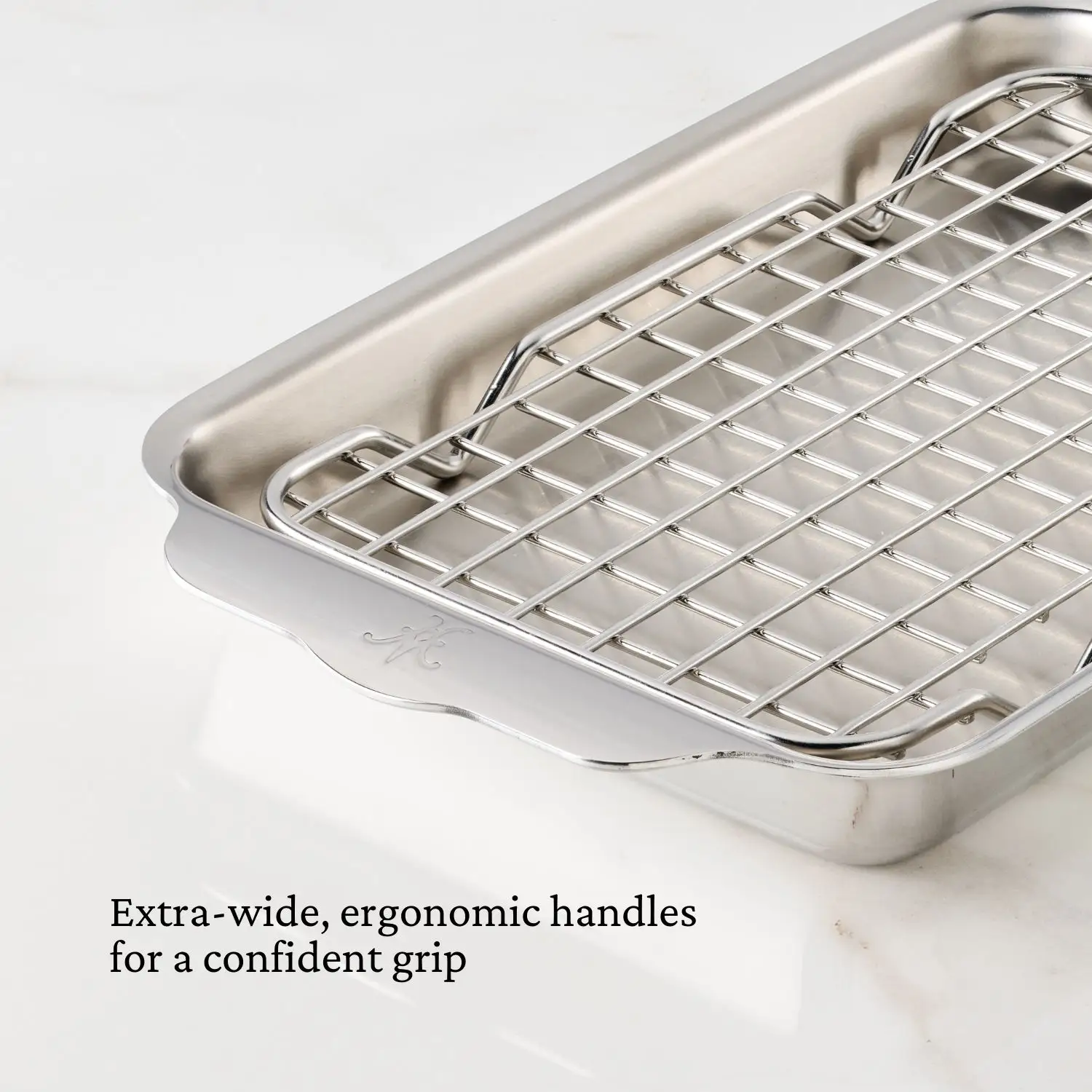 OvenBond Tri-ply Mini Eighth Sheet Pan with Rack 54317