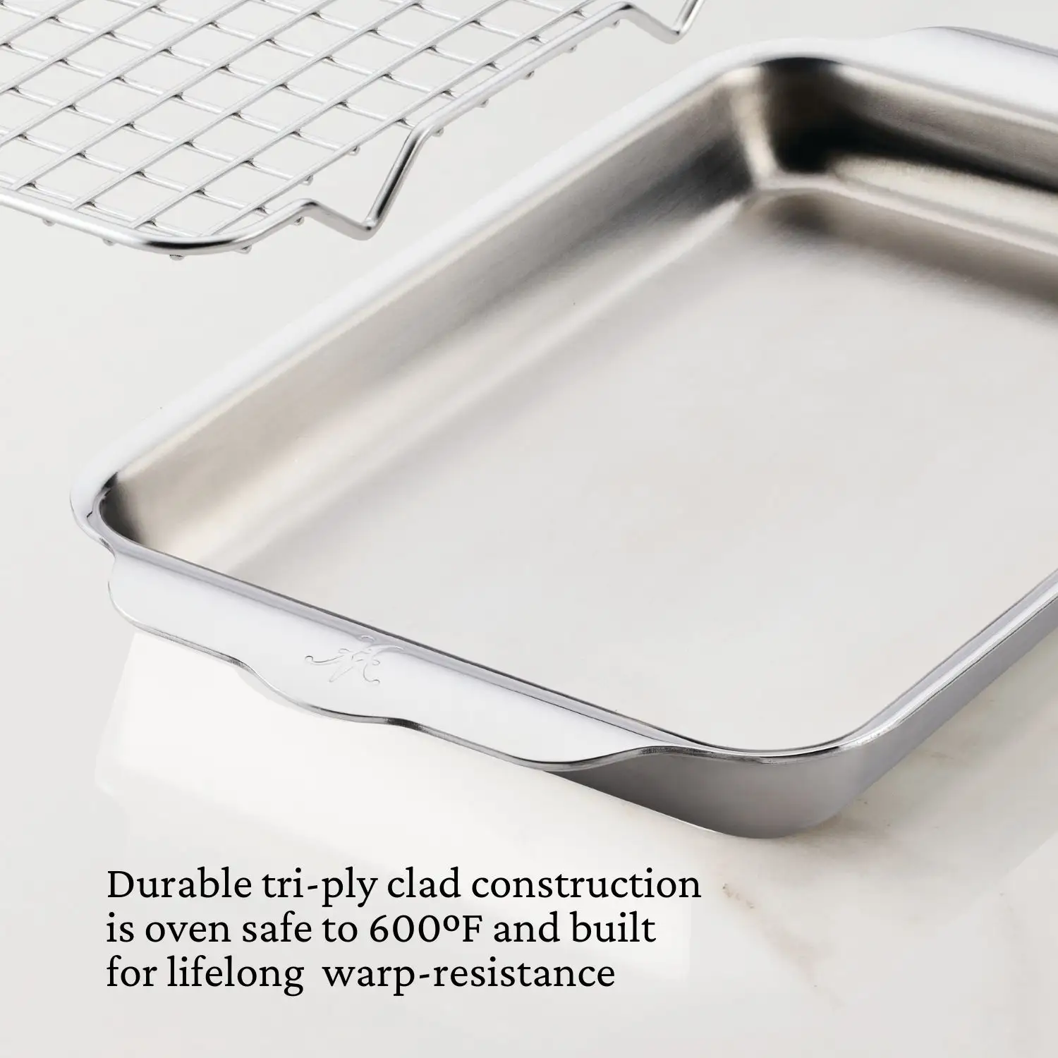 OvenBond Tri-ply Mini Eighth Sheet Pan with Rack 54317