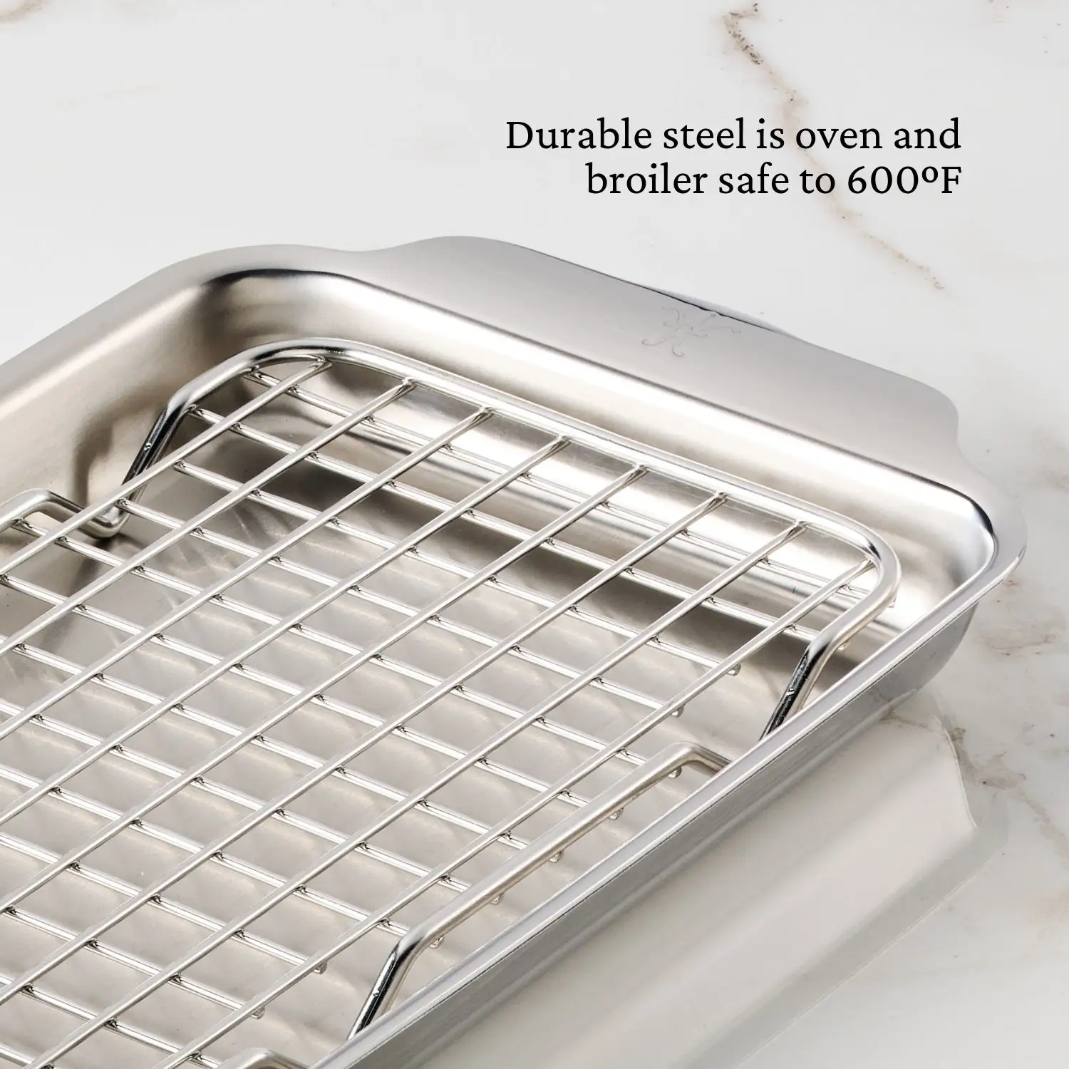 OvenBond Tri-ply Mini Eighth Sheet Pan with Rack 54317