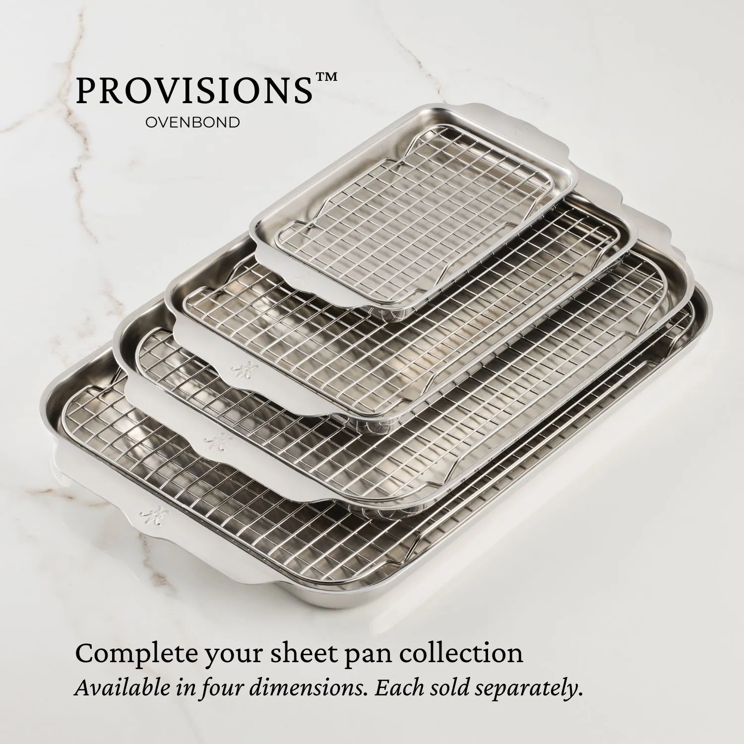 OvenBond Tri-ply Mini Eighth Sheet Pan with Rack 54317