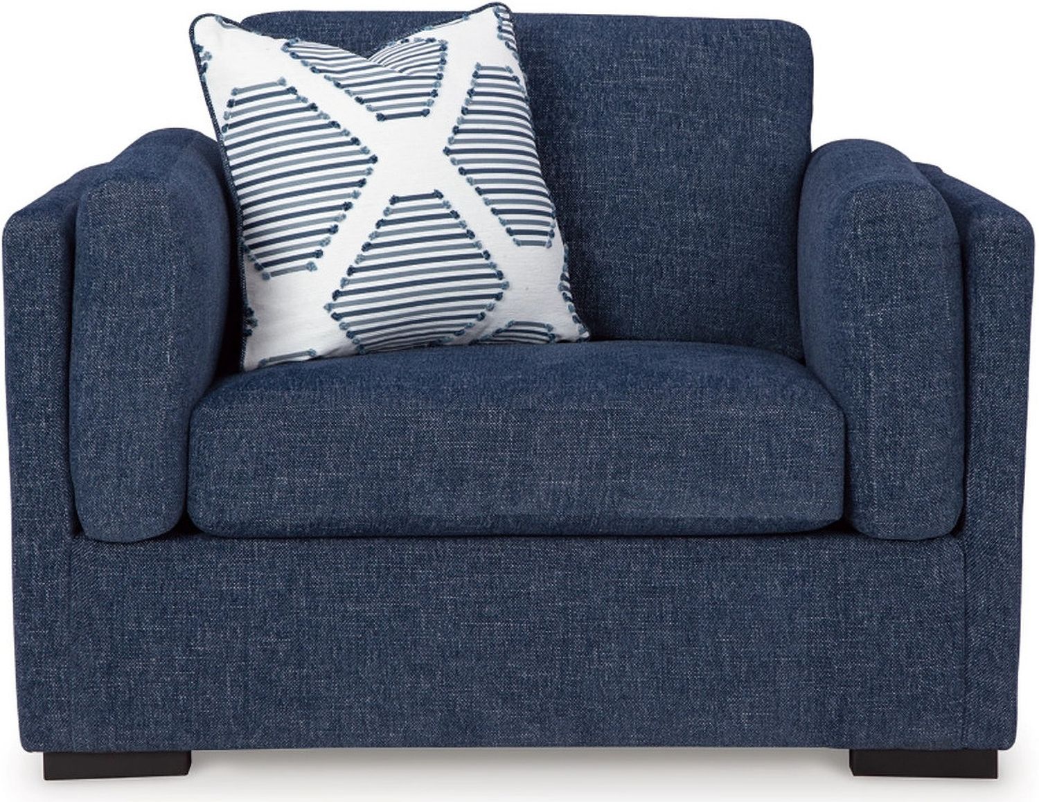 Evansley Oversized Chair In Navy 5450223