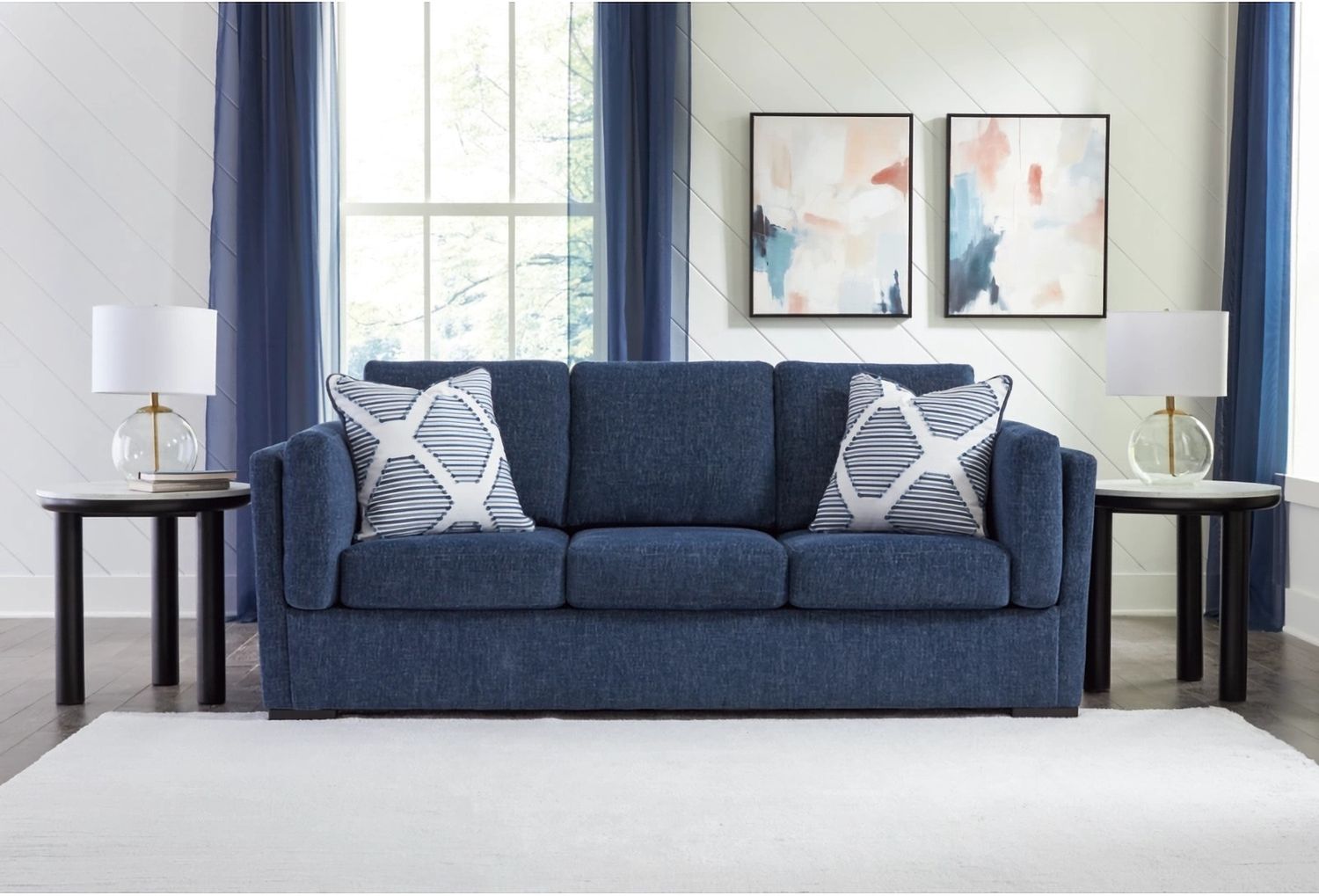 Evansley Sofa In Navy 5450238