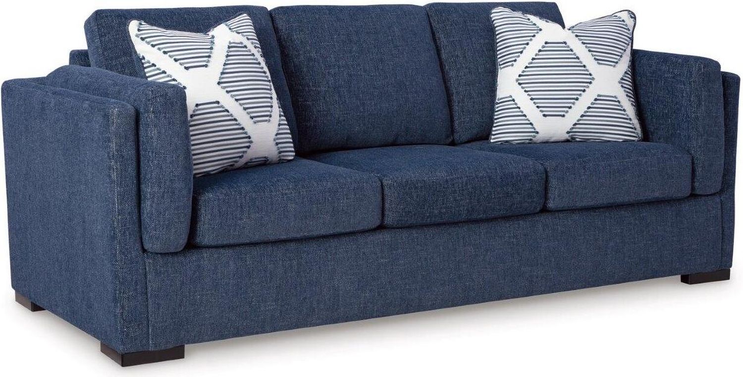 Evansley Living Room Set In Navy 54502U2