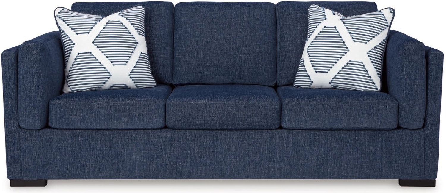 Evansley Living Room Set In Navy 54502U2