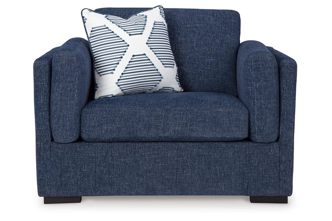 Evansley Living Room Set In Navy 54502U2