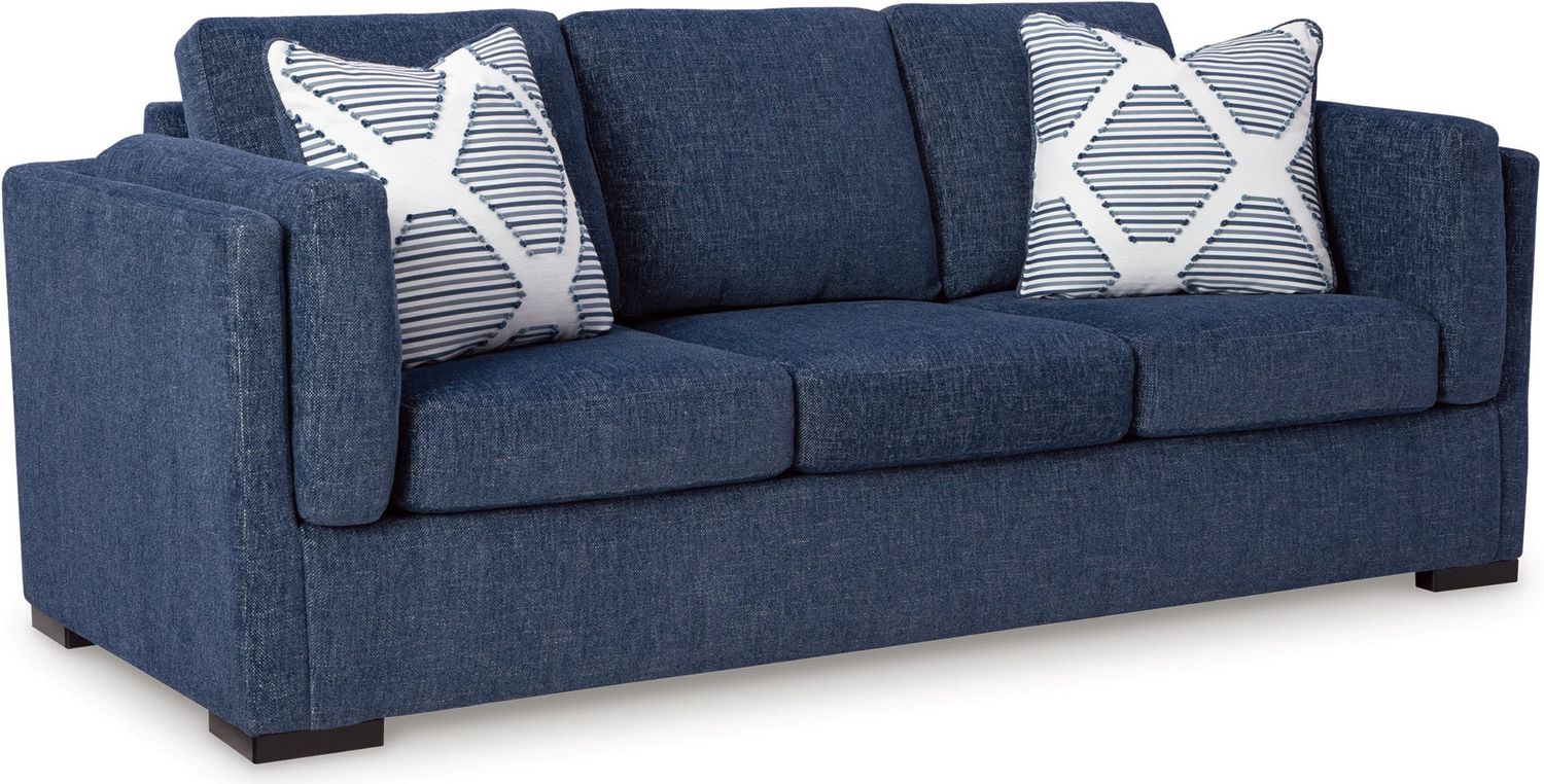 Evansley Living Room Set In Navy 54502U2