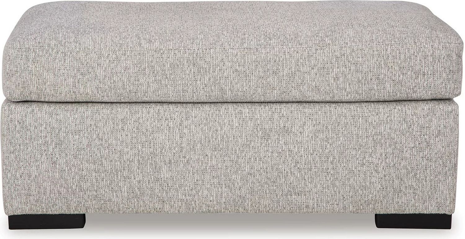 Evansley Ottoman In Pewter 5450314