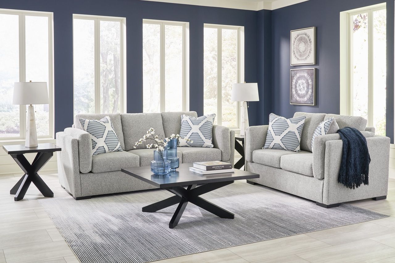 Evansley Loveseat In Pewter 5450335
