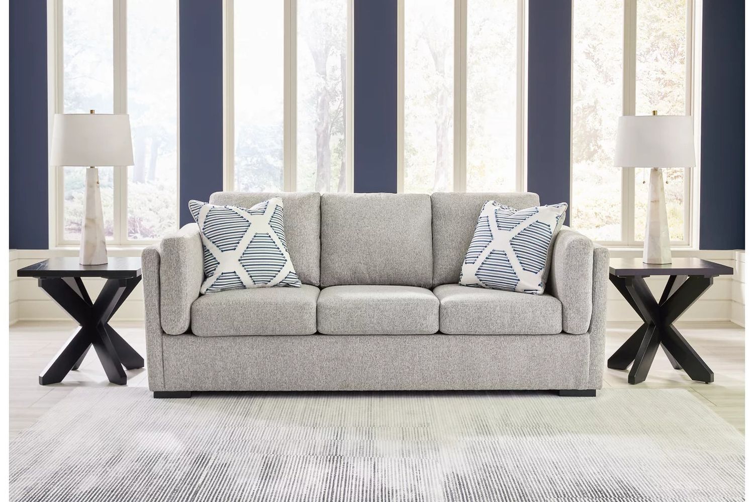 Evansley Sofa In Pewter 5450338