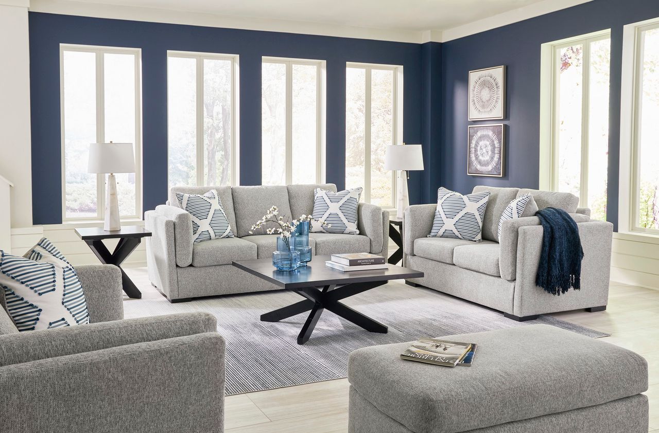Evansley Sofa In Pewter 5450338