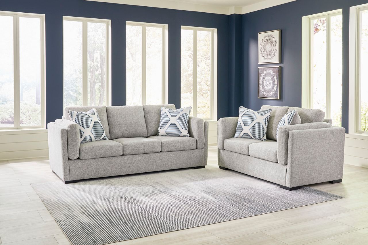 Evansley Sofa In Pewter 5450338