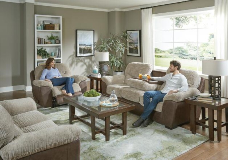 McMahon 5455 Gliding Loveseat 545557