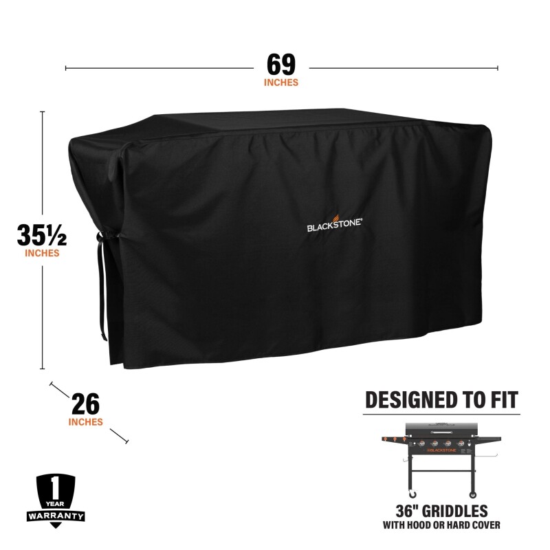 36" Griddle Cover view 3